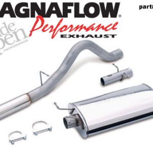 Ligne échappement pour Dodge Durango 4.7/5.6 V8 inox poli 90mm de 2000 à 2003, Magnaflow
