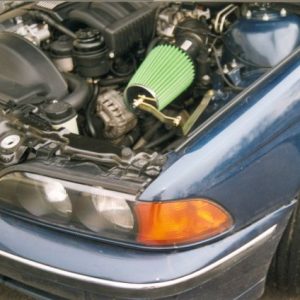 Kit admission directe pour Bmw Serie 5 (E39) 523i 2,3 24V de 1996 à 2000 (170 cv), Green