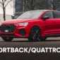 kit de ressorts courts Cobra Suspension pour la Audi RSQ3 Sportback